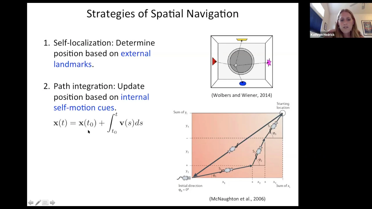 Gain Recalibration in Hippocampal Path Integration: Math Theory