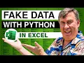 Excel Easy Fake Data From Python In Excel - Episode 2660