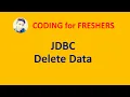 JDBC - Deleting Data from Table