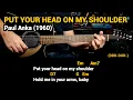Download Lagu Put Your Head On My Shoulder - Paul Anka (1960) - Easy Guitar Chords Tutorial with Lyrics