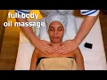 ASMR Relaxing FULL BODY THAI AROMATHERAPY OIL MASSAGE