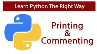 How to print and comment out something in Python 3