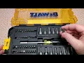 UNBOXING DETAILED REVIEW Dewalt Screwdriver Bit Set Nut Drivers 71 Piece DWMT73808