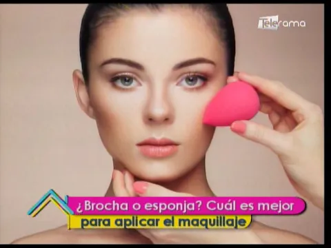 Brocha o esponja ¿Cuál es mejor para aplicar el maquillaje?