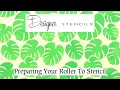 How to Stencil Without Paint Bleeding Using a Foam Roller Designer Stencils