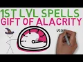 1st Level Spell Gift of Alacrity 5E