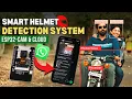 Real-Time Helmet Detection Using ESP32-CAM Tutorial AI Traffic Monitoring Alert System