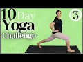 10 Day Yoga Challenge for Beginners DAY 3 Yoga with Rachel