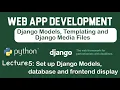 Django Web App Beginner Tutorial Django Models Database and Data Display