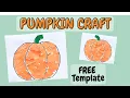 Pumpkin Craft Free Printable