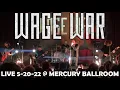 Download Lagu WAGE WAR Live @ Mercury Ballroom FULL CONCERT 5-20-22 US Tour 2022 Louisville KY 60fps