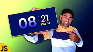 Digital Clock Using JavaScript HTML and CSS JavaScript Project Tutorials in