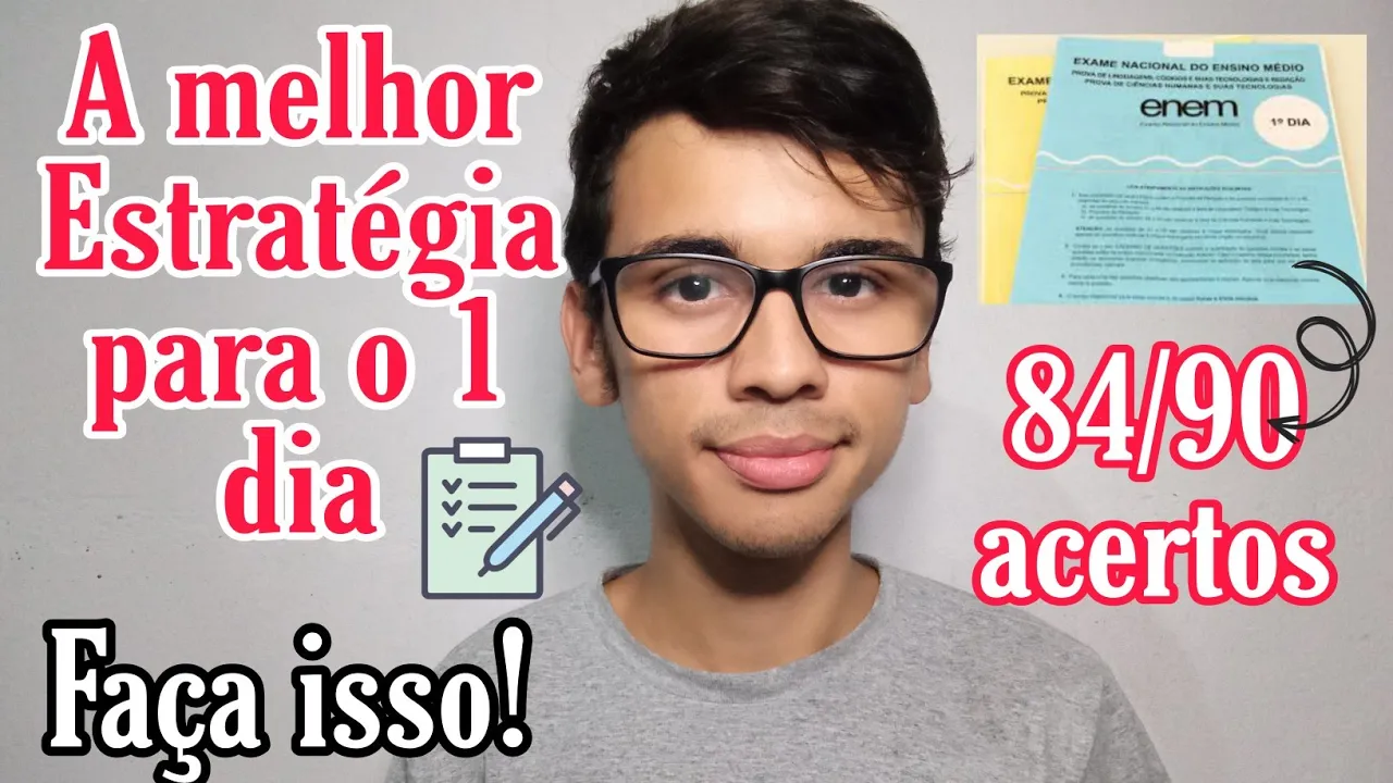 ESTRATÉGIA PARA GABARITAR O 1 DIA DO ENEM | Linguagens, Ciências Humanas e Redação