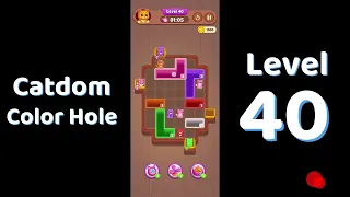 Catdom Color Hole Level 40 Screenshot