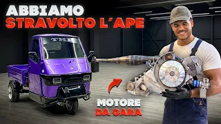 FINALMENTE STRAVOLGIAMO L'APE NUOVO MOTORE 130CC by THR
