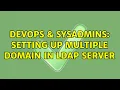 DevOps SysAdmins Setting Up multiple domain in LDAP server