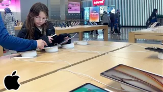 iPAD APPLE PENCiL SHOPPiNG VLOG APPLE STORE VLOG 2025