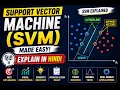 SVM Algorithm Explained Visually Machine Learning in Hindi