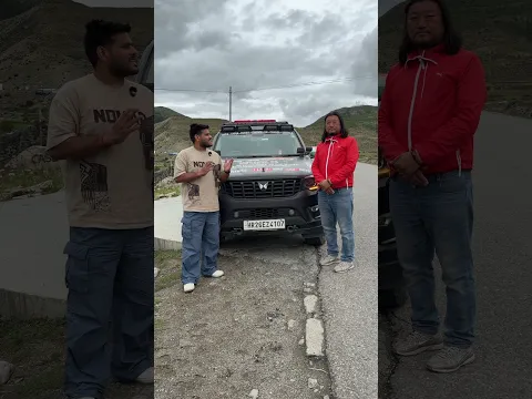Scorpio-N Reached Beautiful Village of Tibet, China 🇨🇳 #shorts