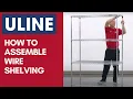 How to Assemble Wire Shelving Storage Racks