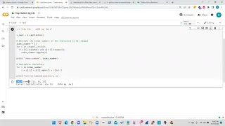 Capitalizing the first letters of a random string in python