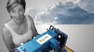 How to Sew a Water Catcher for Sailboats (E.81 Sailing w/the Litzenbergers)