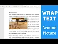 How to Wrap Text around a Picture in Microsoft Word