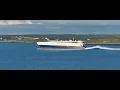 The CAT Ferry cruising at 43 knots 51 mph