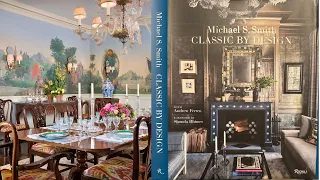 a review interior designer michael s smith classic by design u0026 i discuss my dining room mural