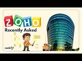 Zoho Recently Asked Unique Element in Array Code It Series