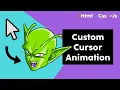 Custom mouse cursor animation with image Creative Frontend tutorial
