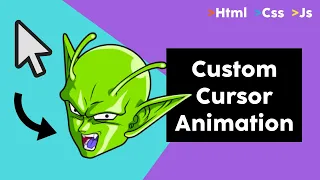 Custom mouse cursor animation with image Creative Frontend tutorial