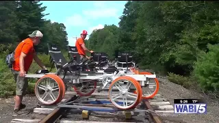 New rail-bike tours roll into Belfast repurposing historic tracks