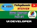 Telephonic Interview On React Js Wipro Company Developer Computer