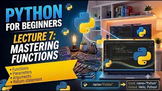 Python Programming - Lecture 7 Functions Parameters Arguments Return Statement