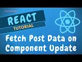 39 Fetch Data using Axios on Component Update with the condition to stop infinite loop - ReactJS