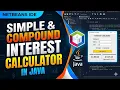 Java NetBeans Tutorial Simple Compound Interest Calulator in java using NetBeans