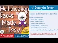 Multiplication Fact Mastery Made Easy Unit