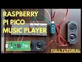 Raspberry Pi Pico Music Player CircuitPython HAT MP3 WAV with Button Volume Control