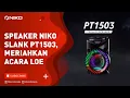 Download Lagu SPEAKER NIKO SLANK PT1503, LED LIGHT YANG MEMBERIKAN KESAN AUDIOVISUAL !