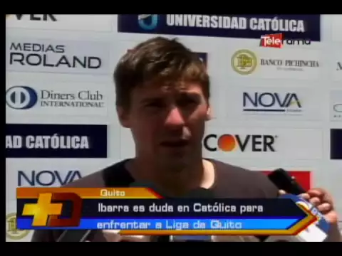 Ibarra es duda en Católica para enfrentar a Liga de Quito