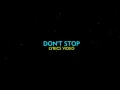 Olamide - Don't Stop Lyrics Video