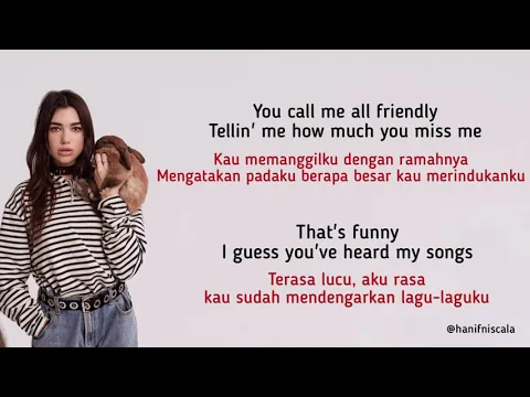 Download MP3 Dua Lipa - IDGAF | Lirik Terjemahan