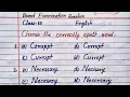 choose the correctly spelt word spelling mistakes correctly spelt word in English