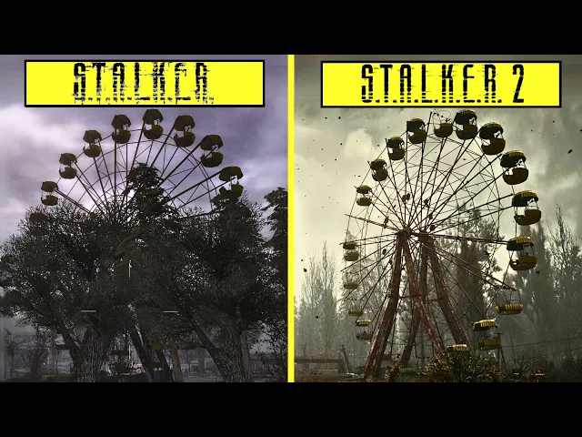 S.T.A.L.K.E.R.  vs S.T.A.L.K.E.R. 2 Early Locations &amp; Graphics  Comparison | STALKER 1 vs STALKER 2