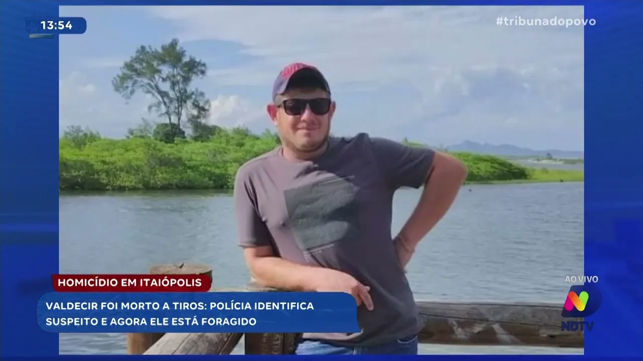 Itaiópolis: Valdecir foi morto a tiros, polícia identifica suspeito e agora ele está foragido
