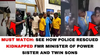 police rescue ex minister adelabu sister u0026 twin sons after kidnapping in ibadan dramatic operation