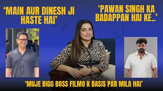 Bigg Boss 20’s Amrapali Dubey on Dinesh Lal Yadav, Pawan Singh, Kajal & More