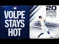 Anthony Volpe first Yankee with a 20-game hitting streak since 2012