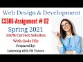 CS506 Assignment 02 Solution Spring 2021 100 correct Solution